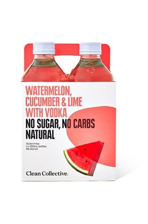 clean collective watermelon 5% 4pk 300ml bottles clean collective watermelon 5% 4pk 300ml bottles
