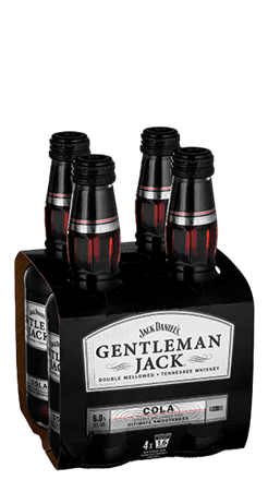gentleman jack 6% 4pk 330ml bottles gentleman jack 6% 4pk 330ml bottles