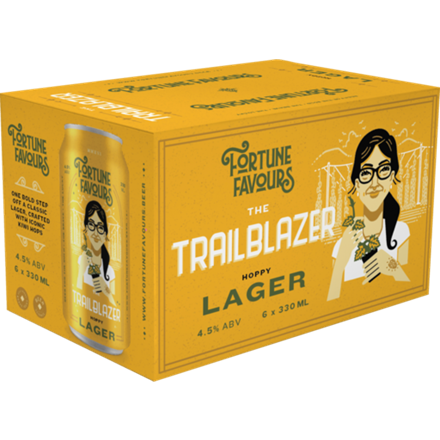 fortune favour trailblazer lager ipa 4.5% 6pk can fortune favour trailblazer lager ipa 4.5% 6pk can